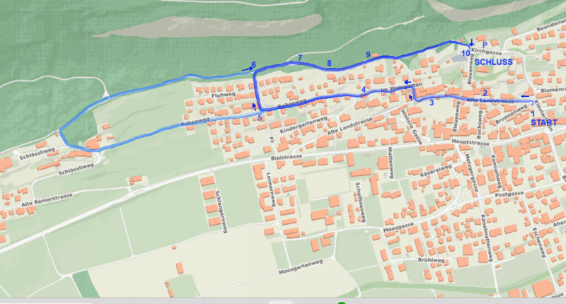 Situationsplan Gschichtliweg